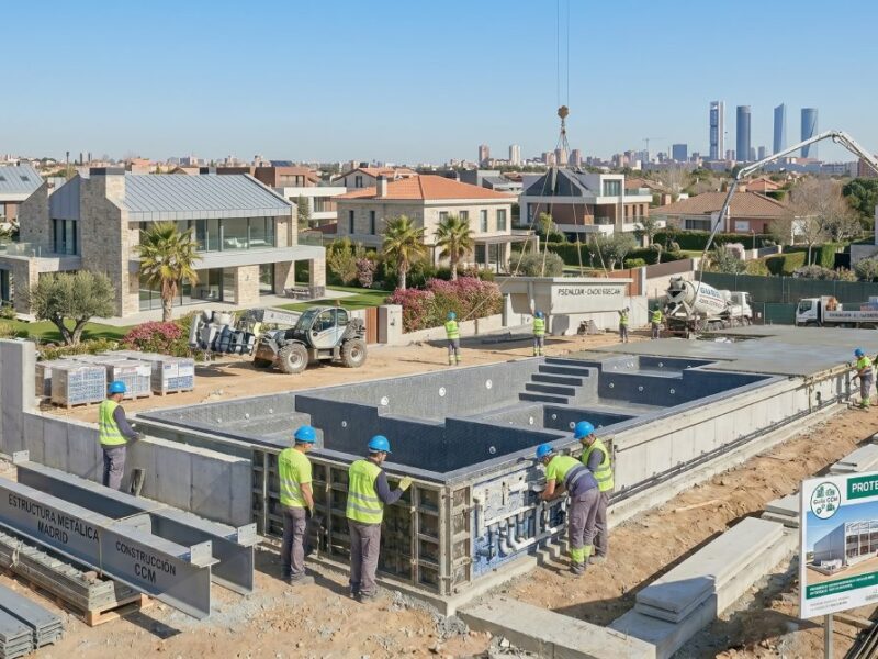 Piscinas AquaGlow Madrid | Especialistas en Obra y Gunitado